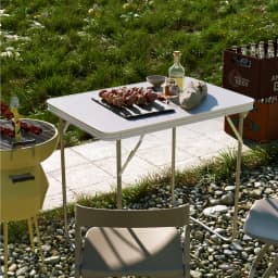 Folding Picnic Table Outdoor,Folding computer table for Homework Compact Handy Camping Table Garden Party BBQ,Multi-Purpose