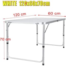 Folding Picnic Table Outdoor,Folding computer table for Homework Compact Handy Camping Table Garden Party BBQ,Multi-Purpose