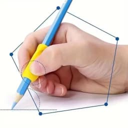 8pcs Silicone Pencil Grips: Ergonomic, Adjustable Holder for Writing Posture Correction