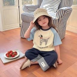 Summer Baby Girls' Cartoon Cotton Short Sleeve TShirt Fashion Top New Children's T-Shirt Kids' Clothing