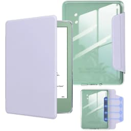 Magnetic Detachable Case for 6" Kindle (11th Gen 2022/2024) - Slim Lightweight PU Protective Cover, Auto Wake/Sleep