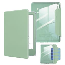 Magnetic Detachable Case for 6" Kindle (11th Gen 2022/2024) - Slim Lightweight PU Protective Cover, Auto Wake/Sleep