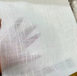 Beige Tulle Cotton Linen Look Sheer Voile  Window Curtain for Bedroom or Living Curtains for Dining Room  Window