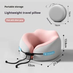 U Shaped Memory Foam Neck Pillows Soft Travel Pillow Massage Neck Pillow Sleeping Airplane Pillow Cervical Healthcare Bedding