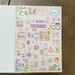 Cute Stickers Cream Fantasia Stickers Book Style Cut Film Stickers Collage Decoration Diary Daily Diy Handbook Material Stickers