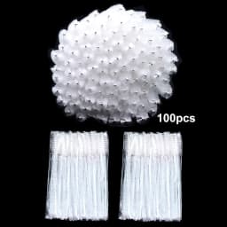 100PCS Disposable Spoolie Brushes - Hypoallergenic Micro Wands for Eyelash Extensions & Brows, Salon Grade Bulk Tools