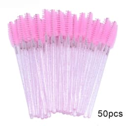 100PCS Disposable Spoolie Brushes - Hypoallergenic Micro Wands for Eyelash Extensions & Brows, Salon Grade Bulk Tools
