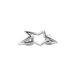 Unisex Y2K Cyber Punk Glossy Star Pentagram Tooth Caps Irregular Geometric Christmas Theme Accessory Teeth Grillz Jewelry