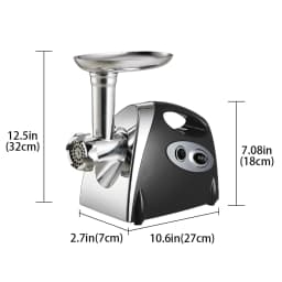 KOMORE Electric Manual Meat Grinder Kitchen Tool with Automatic Power-off Protection