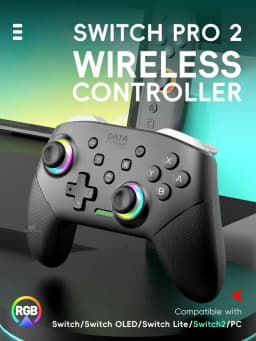 DATA FROG S80 Pro 2PCS Wireless Game Controller For Switch 2 / Switch OLED / Switch Lite Console Gamepad For PC