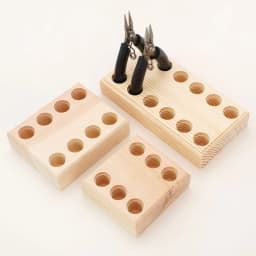 1pc Wooden Pliers Storge Holder Craft Tool Holder for Storing Pliers Wire Cutters Gift Jewelry Organizer