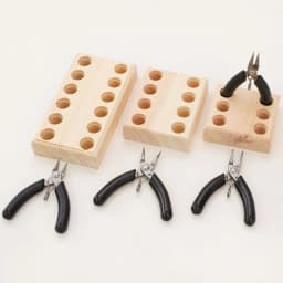 1pc Wooden Pliers Storge Holder Craft Tool Holder for Storing Pliers Wire Cutters Gift Jewelry Organizer