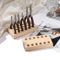 1pc Wooden Pliers Storge Holder Craft Tool Holder for Storing Pliers Wire Cutters Gift Jewelry Organizer