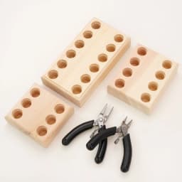 1pc Wooden Pliers Storge Holder Craft Tool Holder for Storing Pliers Wire Cutters Gift Jewelry Organizer