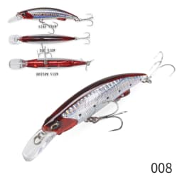 D1 Sea Minnow Heavy Sinking Lure 92mm 49g 110mm 60g Rocks & Beach Hard Bait Tuna Wobblers Carp Pike With Treble Hooks DT5005