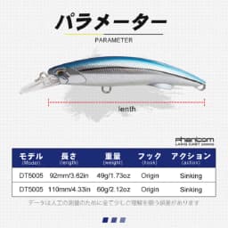 D1 Sea Minnow Heavy Sinking Lure 92mm 49g 110mm 60g Rocks & Beach Hard Bait Tuna Wobblers Carp Pike With Treble Hooks DT5005