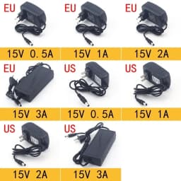 AC 110-240V DC 3V 5V 6V 9V 12V 15V 24V 0.5A 1A 2A 3A 5A 6A 8A Universal Power Adapter Supply Charger Adapter EU US for LED Light