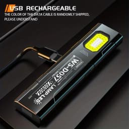  1-3PCSMini EDC Flashlight With COB Tail Magnet USB Rechargeable Emergency Lantern Hat Clip Light For Camping Running Working