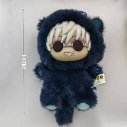 Jujutsu Kaisen Battle V2 Cat Paradise Party Series Keychain Cute Plush Doll Pendant Anime Periphery Surprise Gift Toy