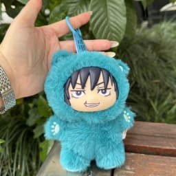 Jujutsu Kaisen Battle V2 Cat Paradise Party Series Keychain Cute Plush Doll Pendant Anime Periphery Surprise Gift Toy