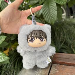 Jujutsu Kaisen Battle V2 Cat Paradise Party Series Keychain Cute Plush Doll Pendant Anime Periphery Surprise Gift Toy