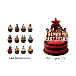 Horror Movie Birthday Decoration Stranger Season 5 Tableware Cups Plates Balloons Baby Shower Kids Birthday Party Supplies