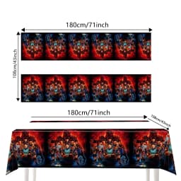 Horror Movie Birthday Decoration Stranger Season 5 Tableware Cups Plates Balloons Baby Shower Kids Birthday Party Supplies