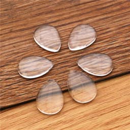 Drop Oval Clear Transparent Glass Cabochons for DIY Jewelry Making 10x14mm 13x18mm 18x25mm 20x30mm 25x35mm 30x40mm