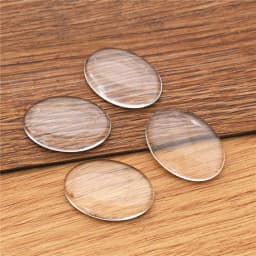 Drop Oval Clear Transparent Glass Cabochons for DIY Jewelry Making 10x14mm 13x18mm 18x25mm 20x30mm 25x35mm 30x40mm