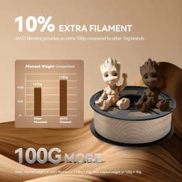 JAYO Wood PLA Filament 1.75mm 5Rolls Real Wood Fiber 3D Filament For FDM 3D Printers 15% Wood Fibers 3D printing Materials