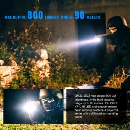 Trustfire GM23 Tactical Led Flashlight 800LM Rail Mounted USB Rechargeable Quick Release Light for Taurus Glock 17 19 TX2