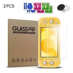 DATA FROG Tempered Glass Screen Protector Compatible-Switch Lite HD Clear Screen Protector for Switch Lite Accessories