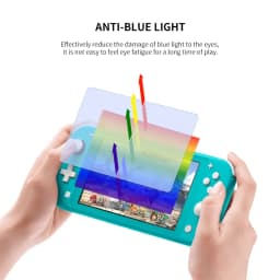 DATA FROG Tempered Glass Screen Protector Compatible-Switch Lite HD Clear Screen Protector for Switch Lite Accessories