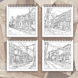 Adult Coloring Book - 30 Sheets Women's Spiral Coloring Book, 8.3x 8.3 Inches, Drawing Book, Birthday Gift, Holiday Party Gift