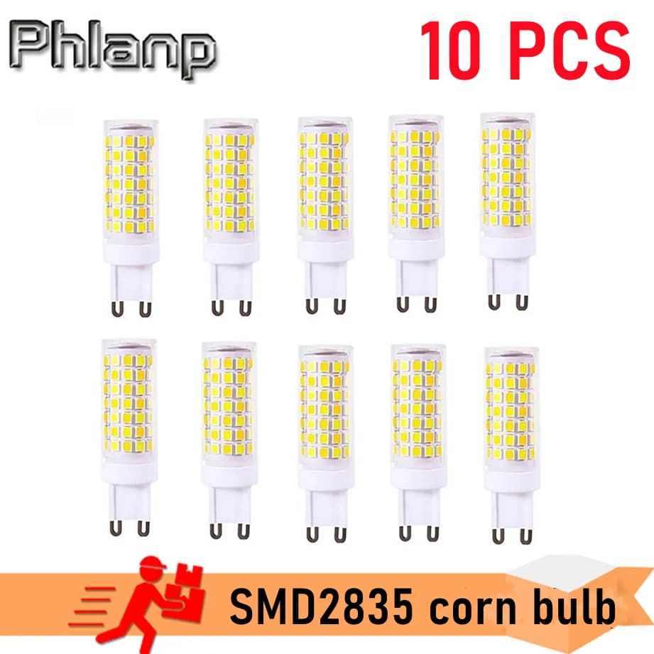 Brightest G9 LED Lamp AC220V 3W 5W 7W Ceramic SMD2835 LED Bulb Warm/Cool White Spotlight Replace Halogen Light Consignment