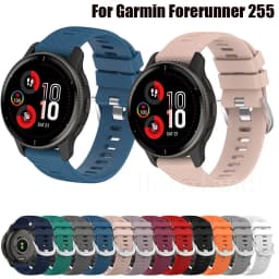 Silicone 18 20 22mm Watchband For Garmin Forerunner 265 265S 255S 255 Vivoactive 3 4 Strap Wristband For For Garmin Venu 2 Band