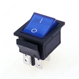 5Pcs Latching Rocker Switch Power switch I/O 4 Pins with Light 16A 250VAC 20A 125VAC KCD4