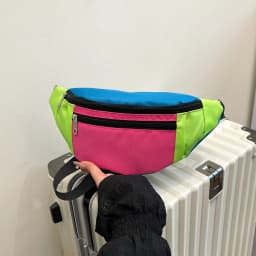 Fanny Pack Sports Festival Workout Traveling Running Large Crossbody Casual Hands-Free Wallets Waist Pack Phone Bag