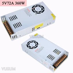 vusum Switching Led power supply 5V power supply Transformer 110V 220V AC to DC 5V 2A 6A 10A 20A 30A 40A 50A 60A 72A Driver