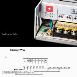 vusum Switching Led power supply 5V power supply Transformer 110V 220V AC to DC 5V 2A 6A 10A 20A 30A 40A 50A 60A 72A Driver