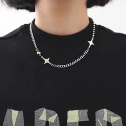 Simple Trendy Star Hollow Choker Necklace Pendant Neck Jewelry Accessories Women Men's Fashion Party Chain Necklace