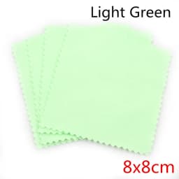 10pcs Polish Polishing Cloth Silver Color Cleaning Polishing Cloth Soft Clean Wipe Wiping Cloth For Silver Gold Jewelry Tools