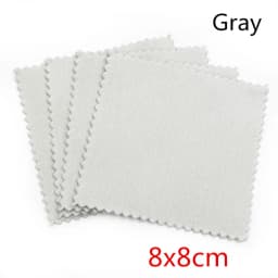 10pcs Polish Polishing Cloth Silver Color Cleaning Polishing Cloth Soft Clean Wipe Wiping Cloth For Silver Gold Jewelry Tools