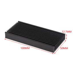 Extruded Aluminum Heatsink For High Power LED IC Chip Cooler Radiator Heat Sink Drop Ship