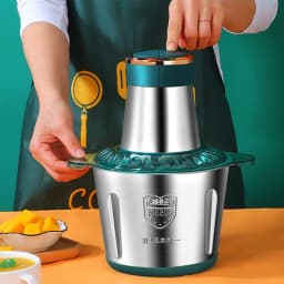 2L Electric Meat Grinders 304 Stainless Steel Food Crusher Multifunctional Vegetable Slicer Chopper Mincer Baby Food Processor