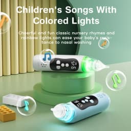 MAMIJOY Baby Nose Cleaner Silicone Adjustable Suction Electric Child Nasal Aspirator Safety Convenient Low Noise U94
