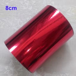 8cm Hot Stamping Foil Paper Leather Cloth Package Box DIY Decoration Accessories 120 Meters/ Roll