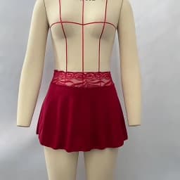 Sexy Mini Pleated Skirts for Women Lace Skirt Fashion High Waist Summer Skirt Girls A-Line Stretchy Miniskirt
