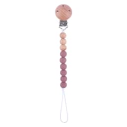 Baby Anti-drop Chain Pacifier Clips Silicone Beads Infant Nipple Appease Soother Chain Clips Dummy Holder Nipple Clip