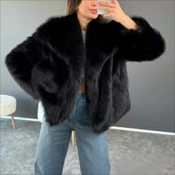 KONDALA Casual Brown Thick Fur Jackets Women Long Sleeve V Neck Autumn Winter Faux Fur Coats Fashion 2025 Streetwear Outwears